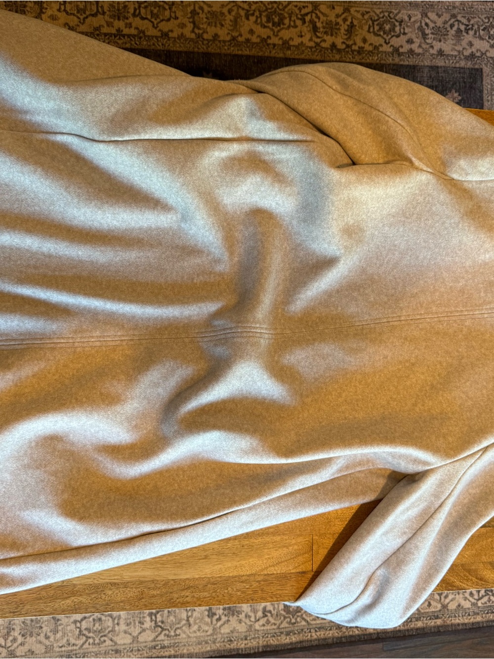 Zara Heather Gray Open-Front Long Cardigan - Picture 3 of 3